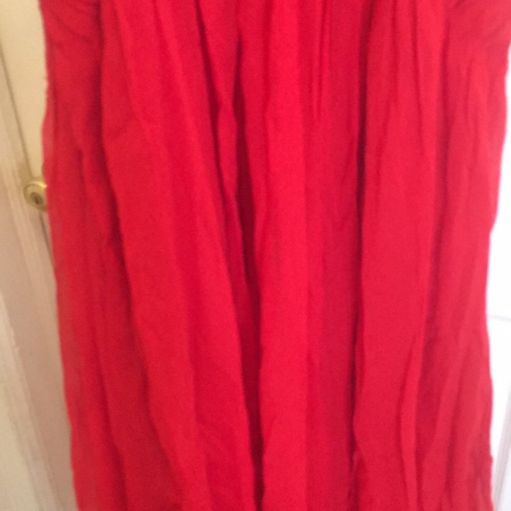 Badgley Mischka Strapless Silk Cross-Drape Gown - Picture 6 of 8